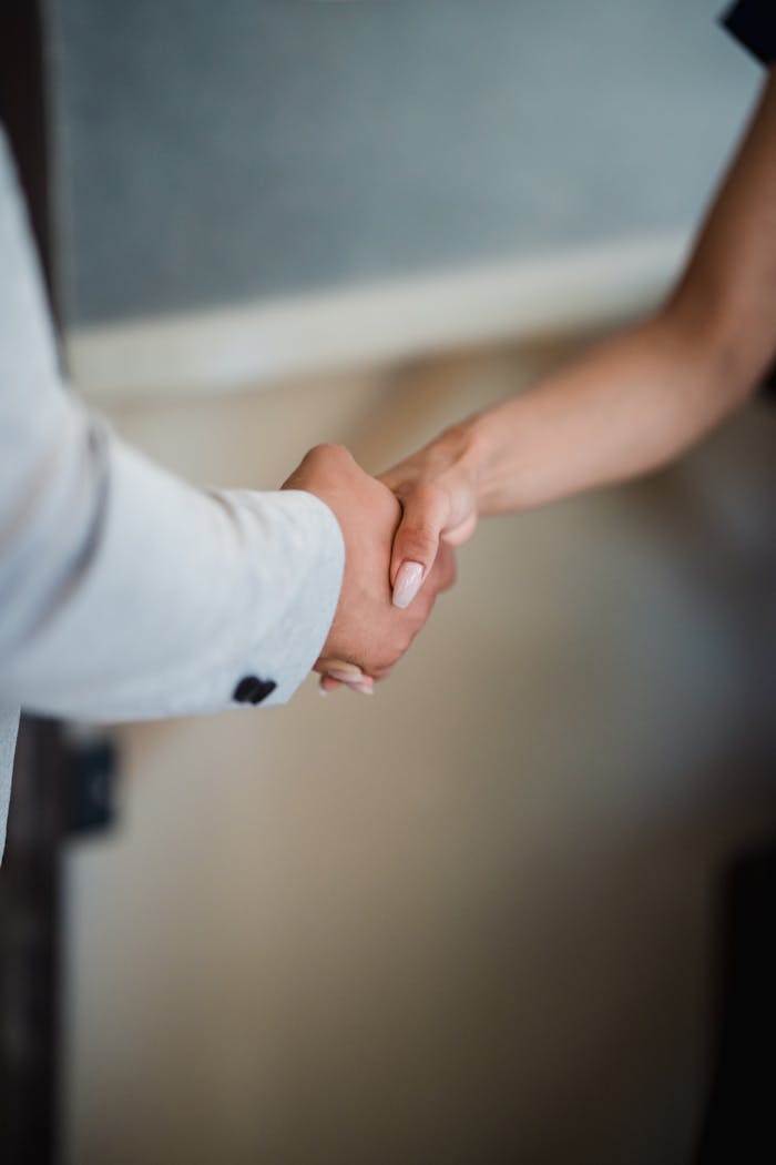 Handshake in Close Up